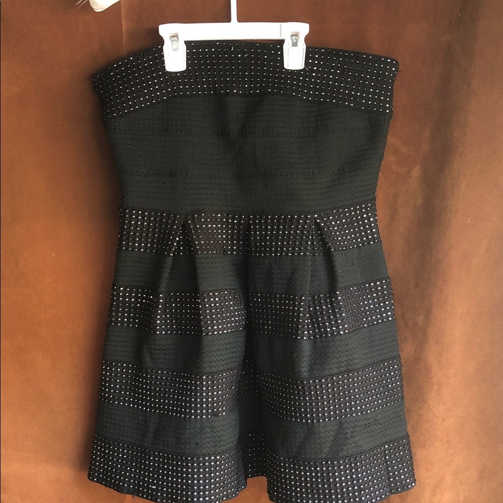 i joah Black Women's Dress with Subtle Heart Detail
